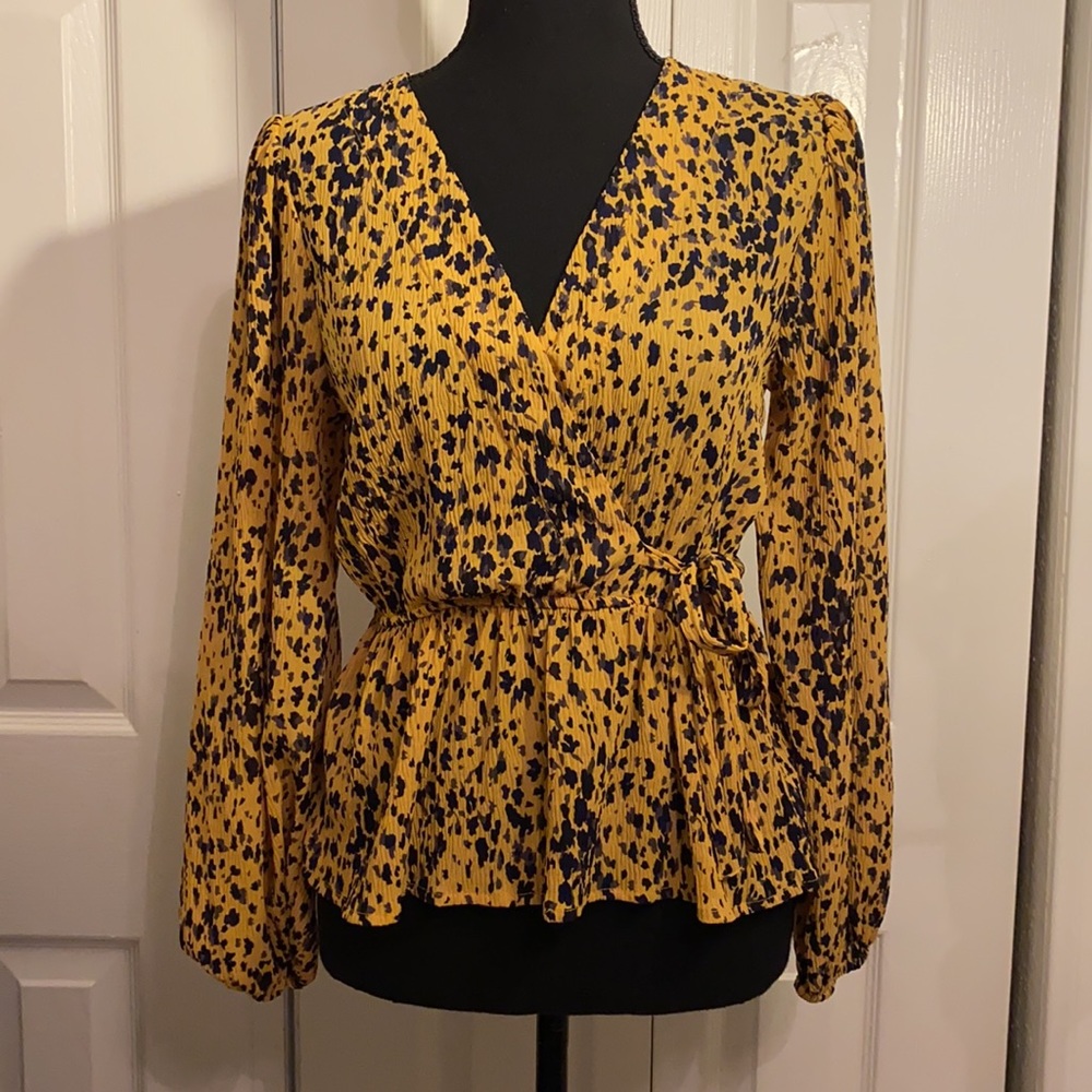 Sage & citrus| leopard print | size small